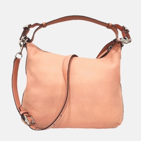 COACH Legacy Perforated Leather Courtenay Hobo Bag, Peach,Women's OS - Picture 2 of 13